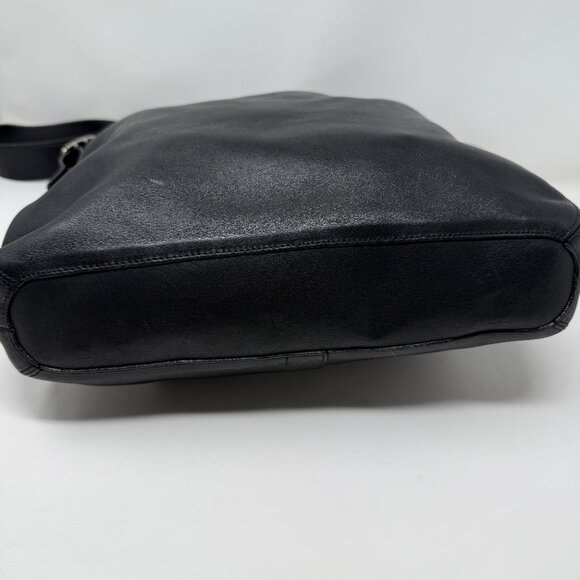 Coach Vintage Slim Legacy Slim Hobo Bag Black Leather Crossbody 9177 Handbag - Picture 5 of 9
